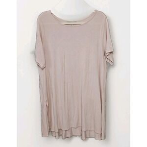 Philosophy 1X Baby Pink Tunic Top 23" P2P Women  #304